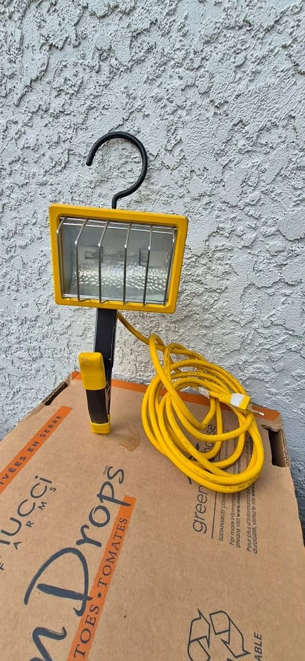 Halogen clamp work light clp-250