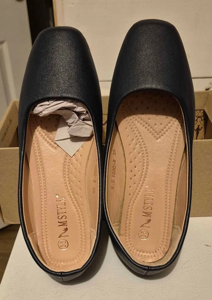 Women's flat shoes (doll shoes) - photo 5