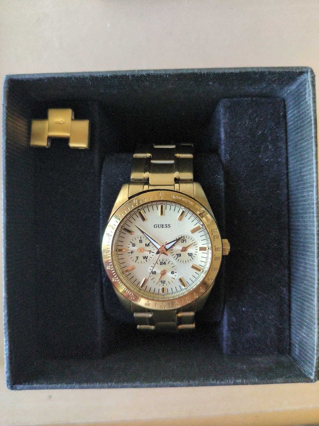 Guess Gold Watch Water Resistant