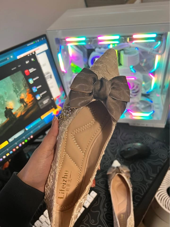 Bow Flat Shoes / Doll Shoes - photo 3