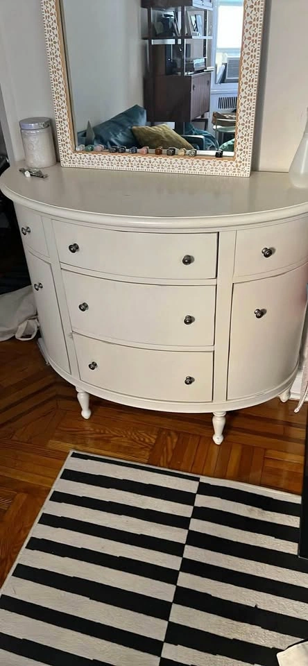 Butler Bedford White Demilune Console Chest