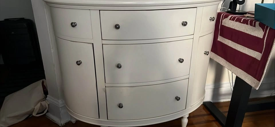 Butler Bedford White Demilune Console Chest - photo 2