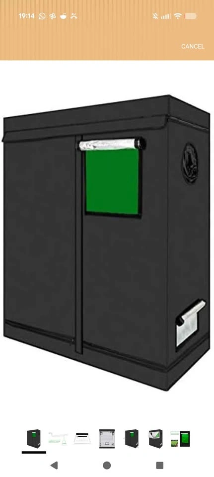 Indoor Grow Tent Kit with LED Light and Ventilation System - photo 3