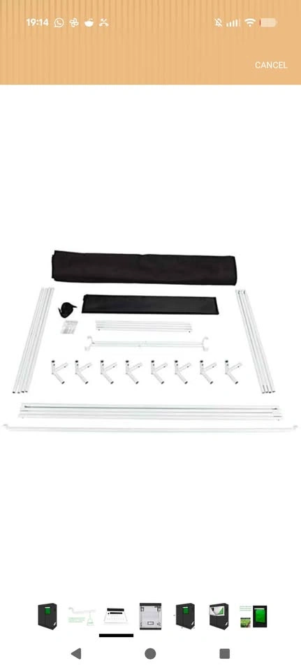 Indoor Grow Tent Kit with LED Light and Ventilation System - photo 4