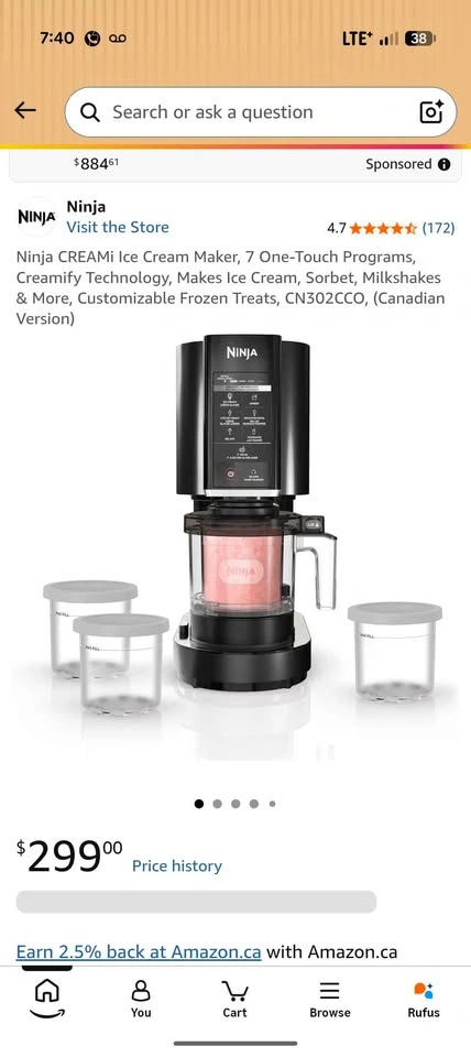 Ninja CREAMi Ice Cream Maker - photo 2