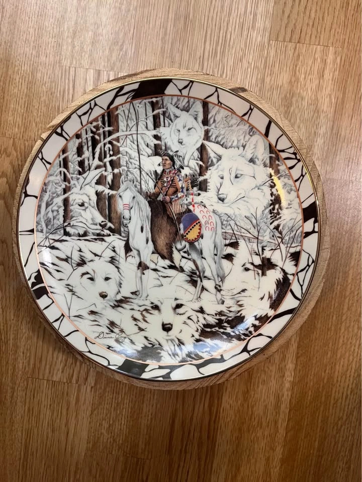 Native Art Collectibles: Bradford Exchange Plate, Dish & Cards - photo 4