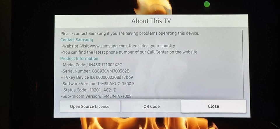 Samsung 43 inch Smart TV - Like New with Remote and Manual - photo 2