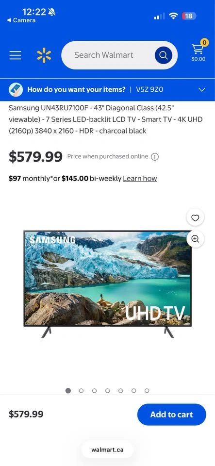 Samsung 43 inch Smart TV - Like New with Remote and Manual - photo 5