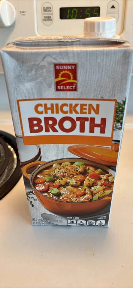 FREE chicken broth (BB Oct 10th)
