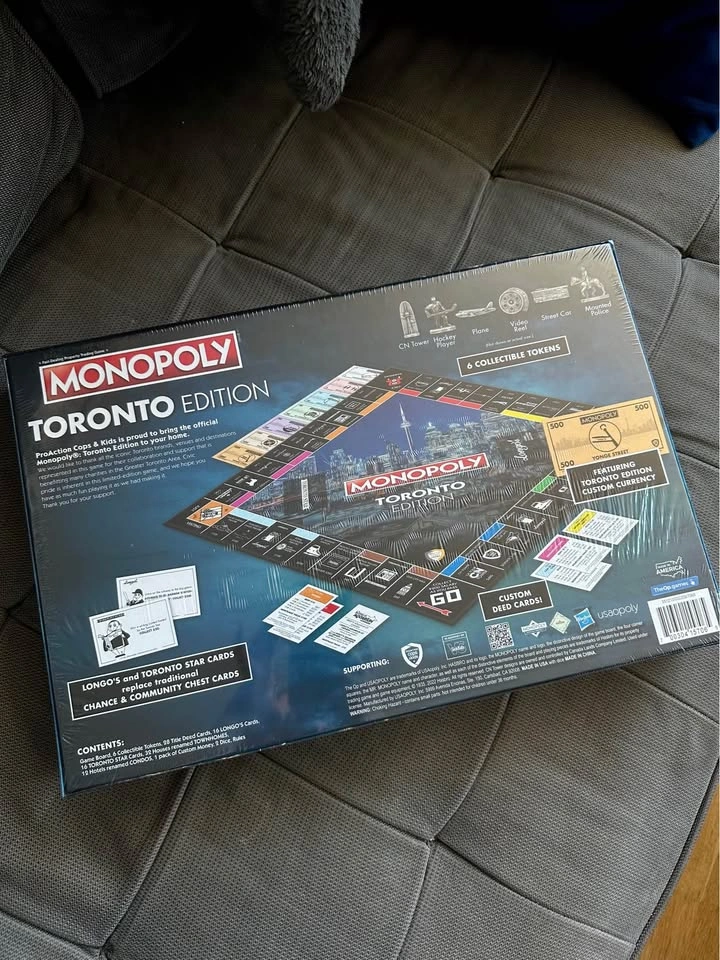 Limited Edition Toronto Monopoly Board Game - photo 2