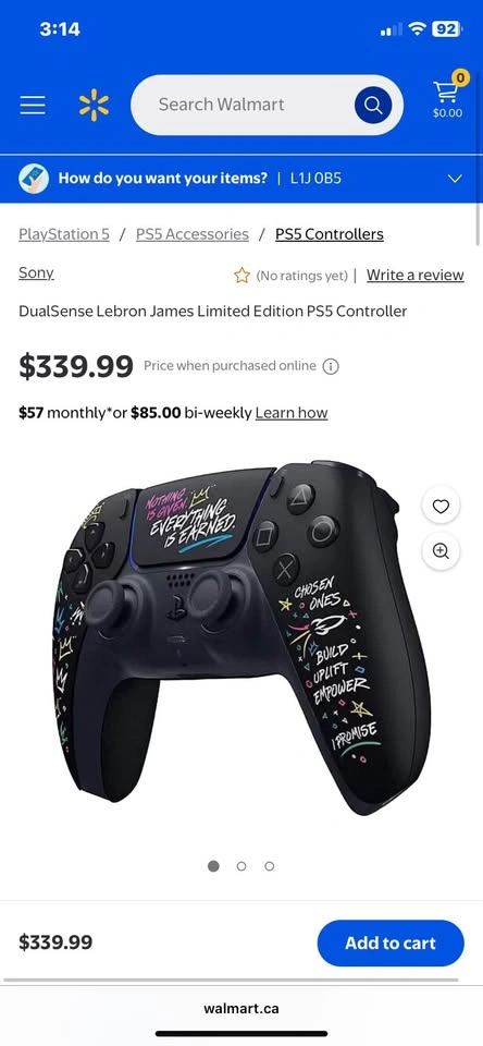 DualSense Lebron James Limited Edition PS5 Controller