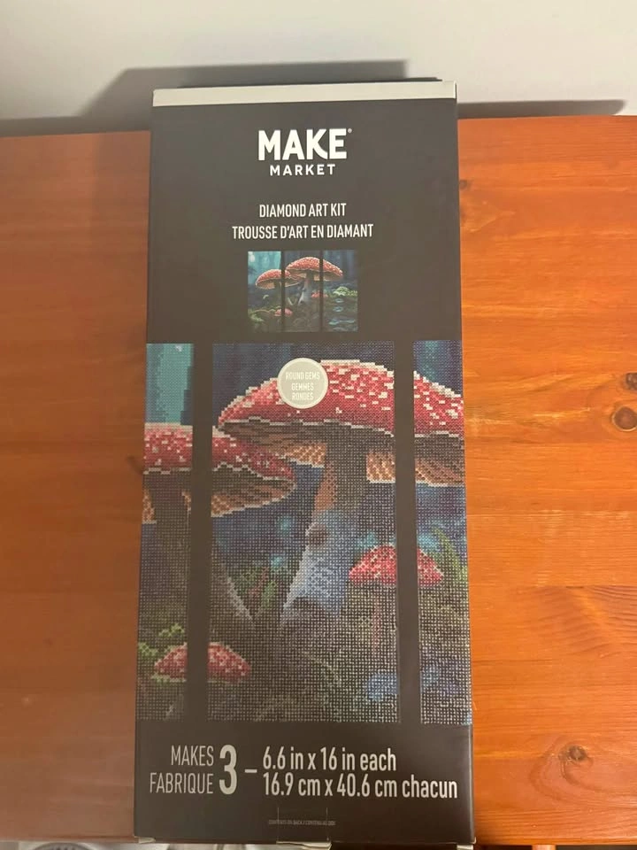 Make Market Diamond Art Kit Mushroom