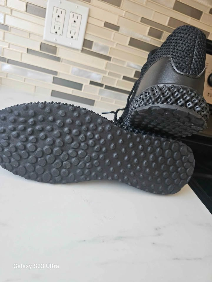 Black Mesh Sneakers Unique Soles - photo 4