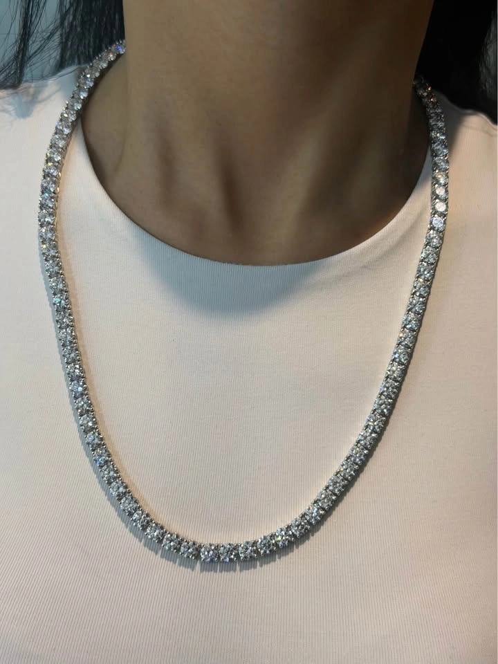 Lab diamond white gold Cuban - photo 4