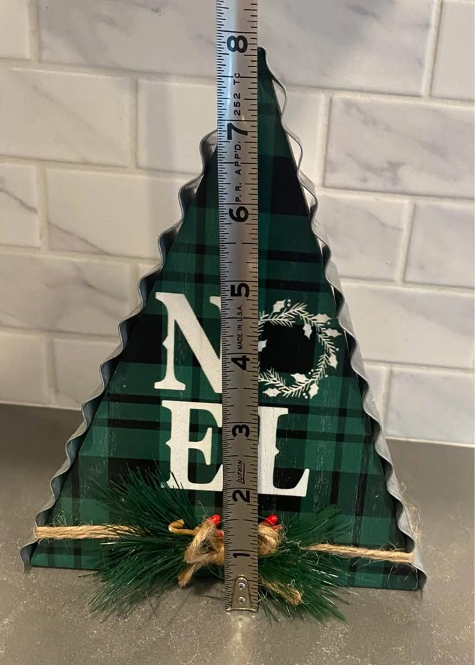Buffalo Plaid Noel Tree Tabletop Decor - photo 4