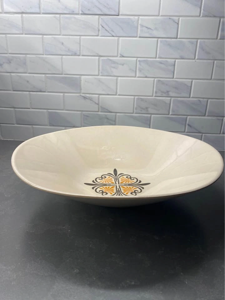 Vintage 1970s Large Serving Bowl - Bamboo Composite - photo 2