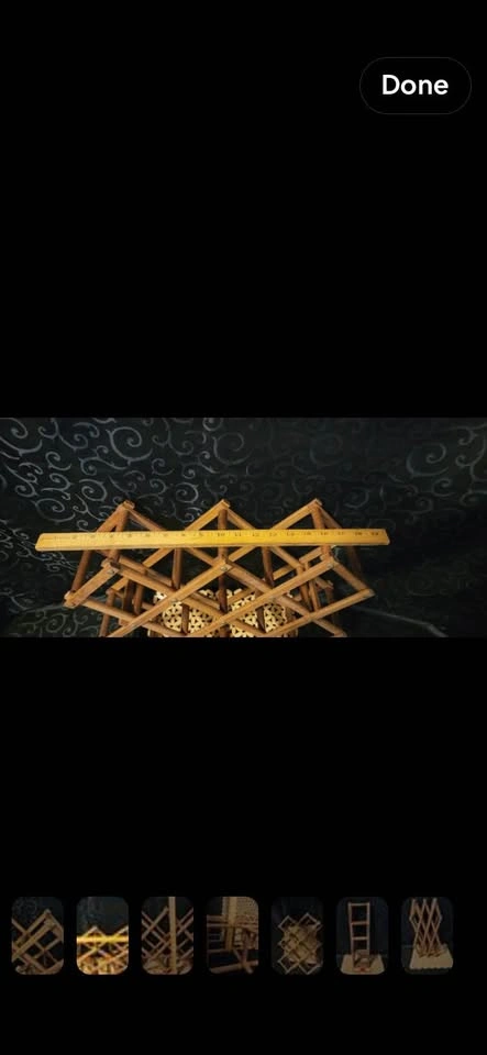 Vintage Collapsible Wooden Wine Rack - Made in Japan - photo 2