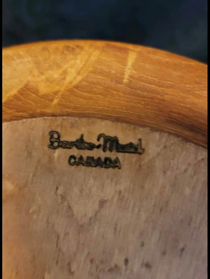 Vintage Cheese Dome with Teak Base Baribo Maid Branded - photo 5