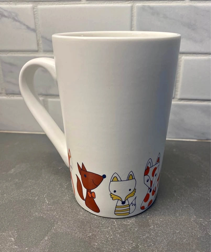 Hampstead Fine Bone China Fox Pattern Mug