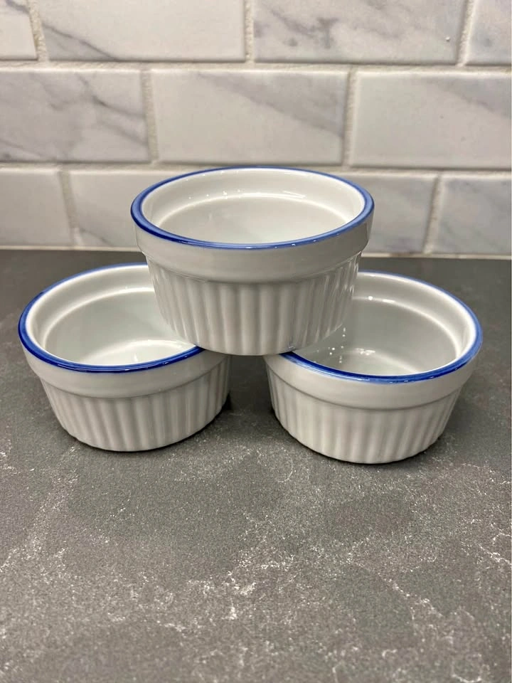 Set of 3 Ceramic Ramekins