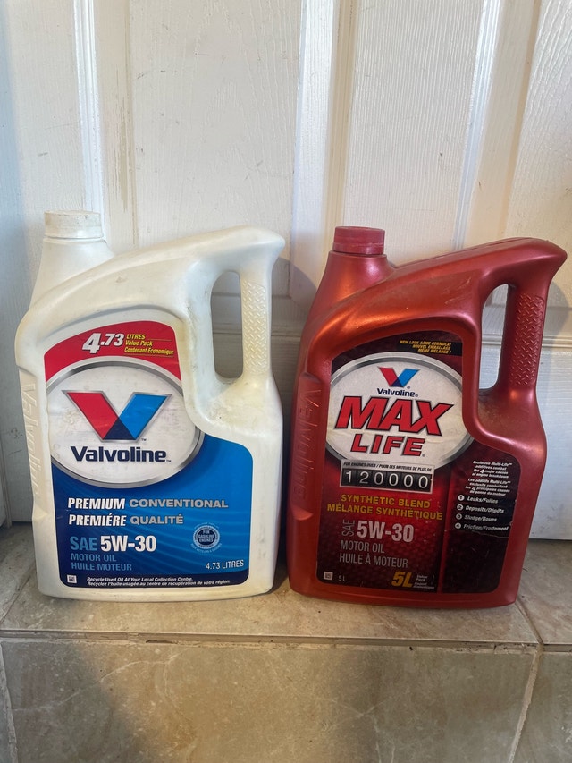 Valvoline Maxlife synthetic blend 5W30