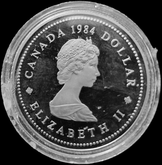 1984 Canadian Jacques Cartier Commemorative 1-Dollar Coin - photo 2