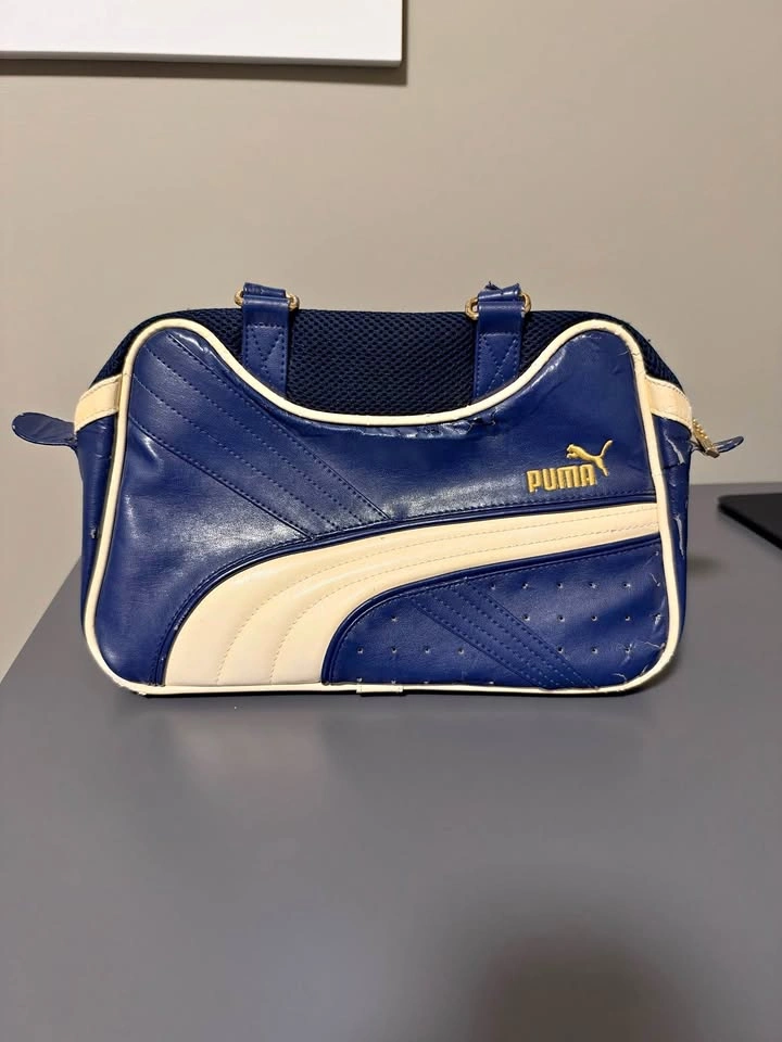 Puma Blue and White bag