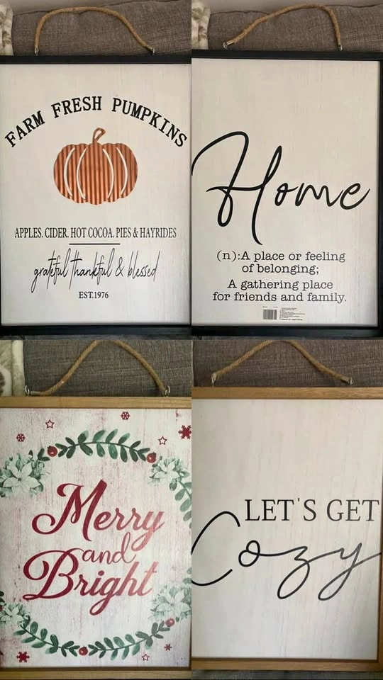 Double Sided Home Signs