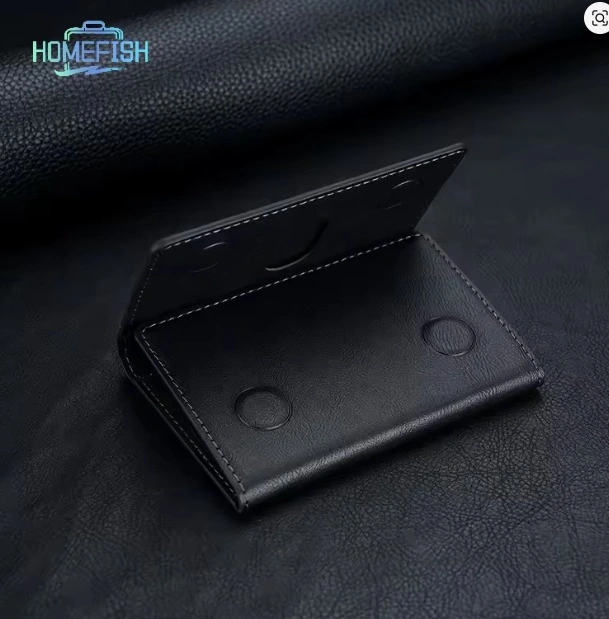 Magnetic PU Leather Trifold Card Holder for iPhone - photo 3