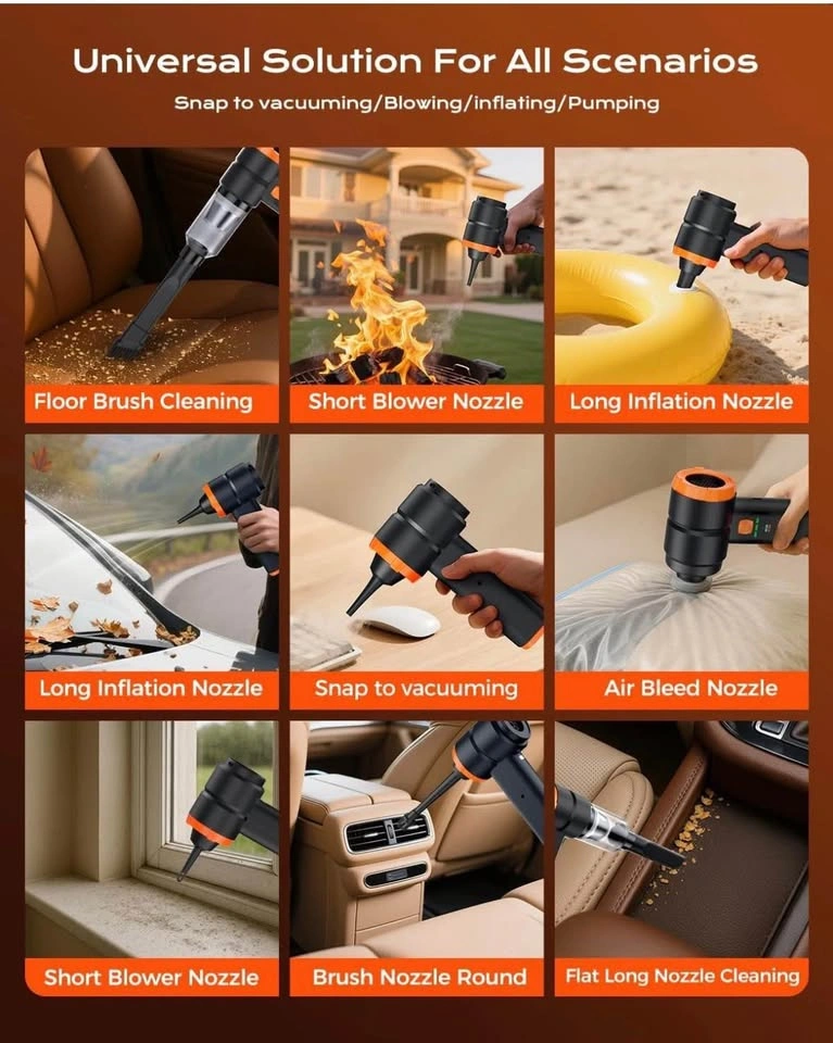 NEW VNOST 4-in-1 Cordless Car Vacuum – 30,000Pa - photo 2