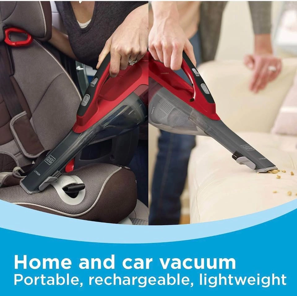 BLACK+DECKER Dustbuster Cordless Handheld Vacuum – Chili Red - photo 5