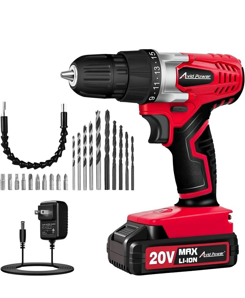 AVID POWER 20V Cordless Drill Driver – 3/8″