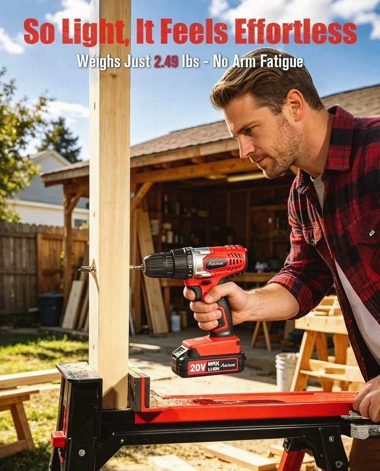 AVID POWER 20V Cordless Drill Driver – 3/8″ - photo 2