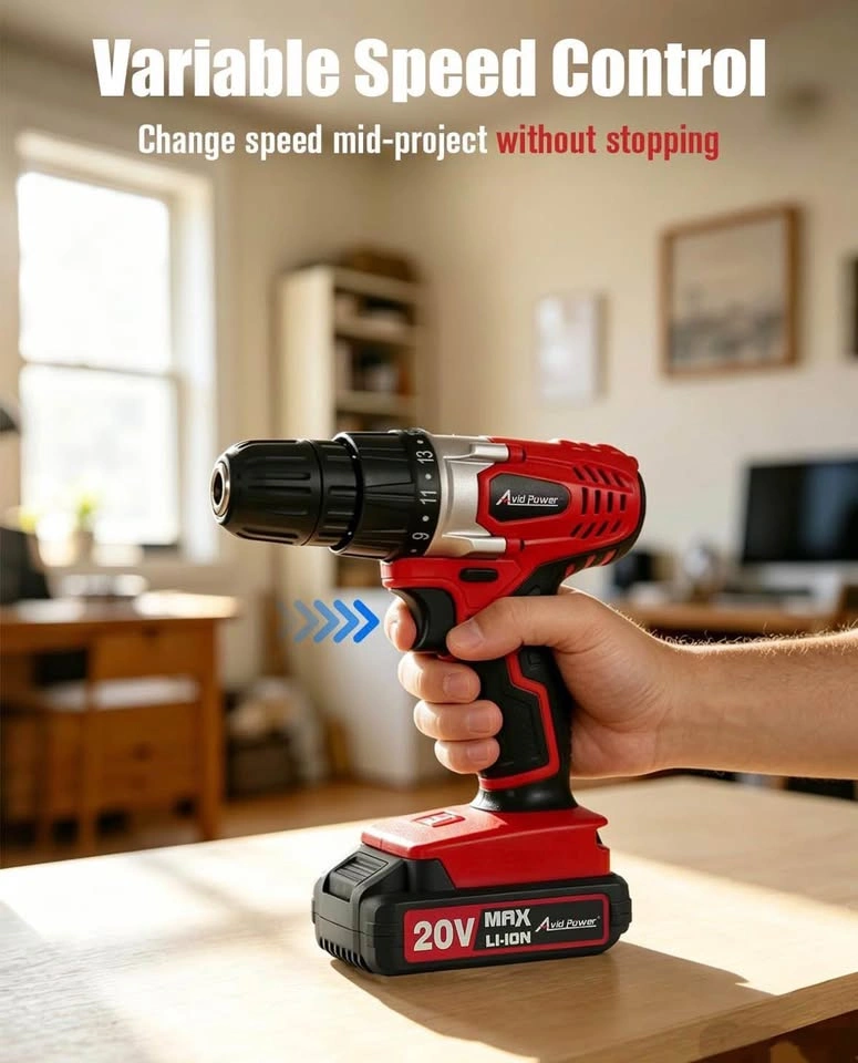 AVID POWER 20V Cordless Drill Driver – 3/8″ - photo 3
