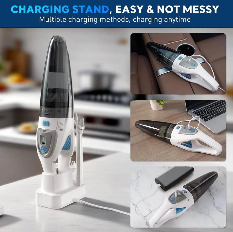 Cordless Handheld Vacuum – 22,000Pa with Charging Stand - photo 4