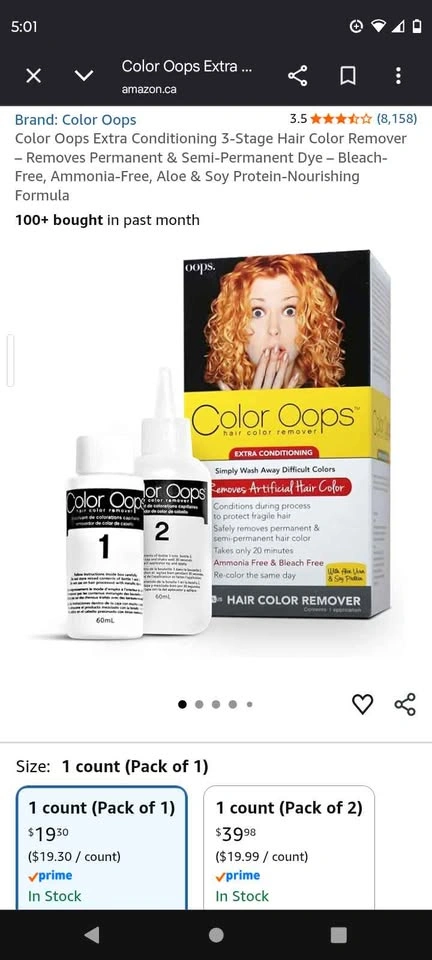 New unopened hair colour corrector - photo 3
