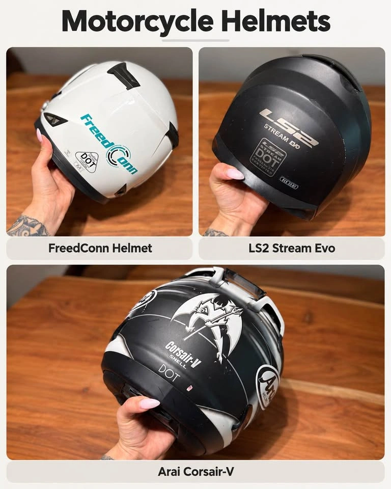 Motorcycle Helmets – Arai Corsair-V, LS2 Stream Evo & FreedConn - photo 2