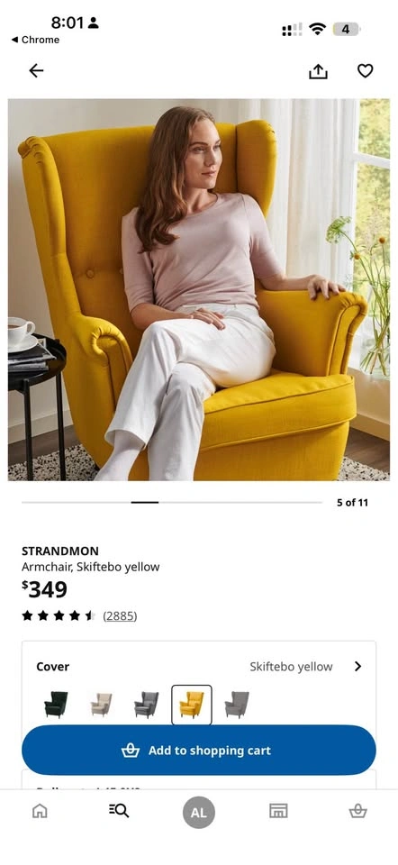 IKEA STRANDMON Wing Chair - photo 3
