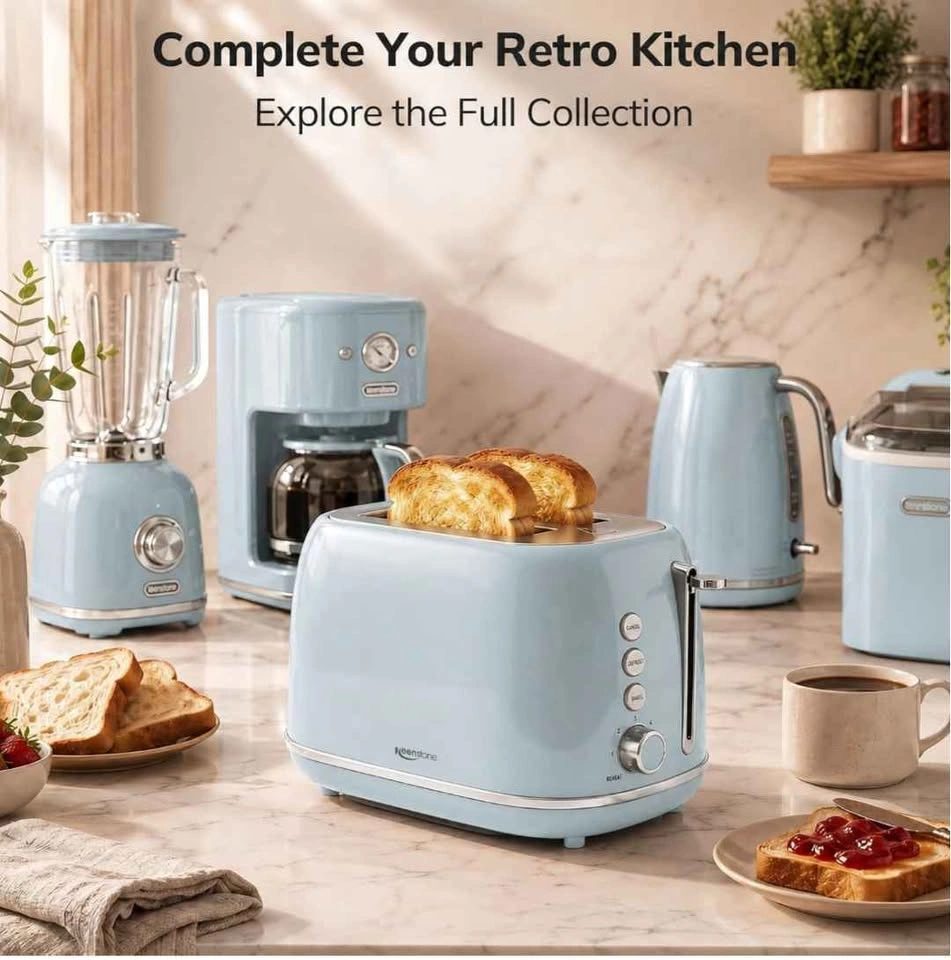 Keenstone 2-Slice Retro Toaster - photo 2
