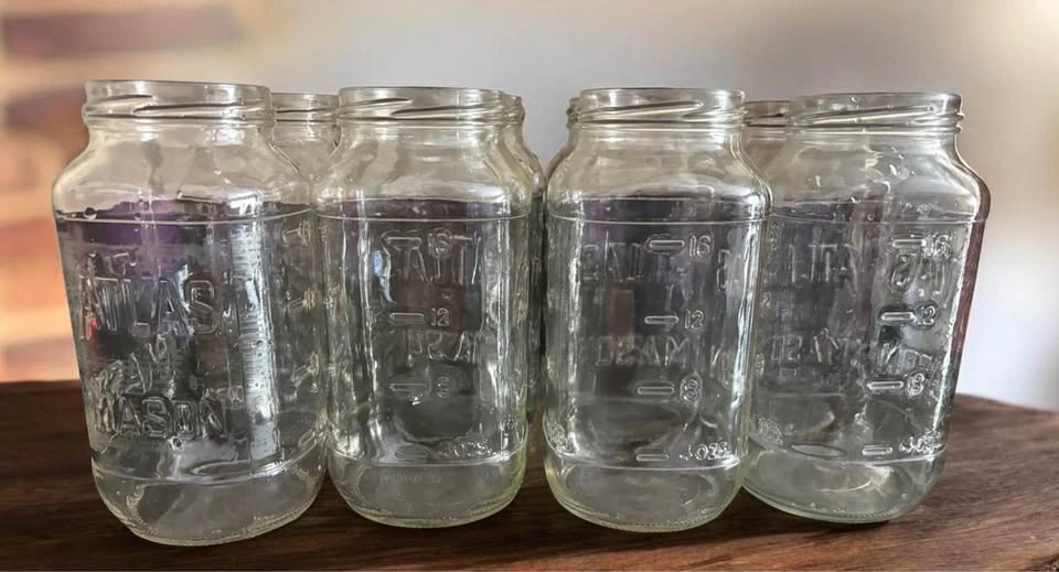 Set of 8 Atlas Mason Glass Jars - photo 4