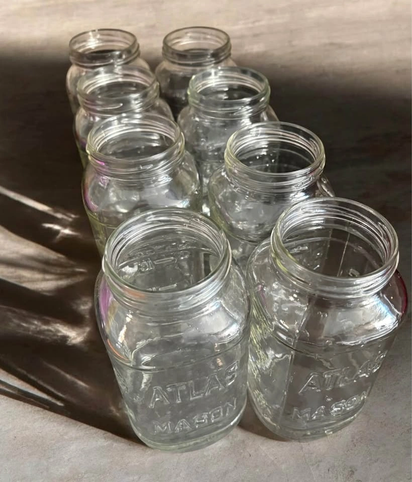 Set of 8 Atlas Mason Glass Jars - photo 5