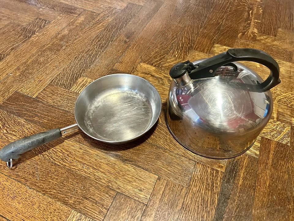 Vintage Revere Ware Copper Bottom Set – Whistling Tea Kettle & S
