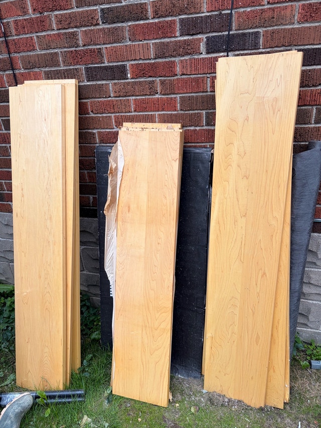 Solid Maple wood stair treads - photo 3