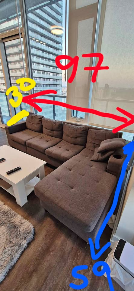 L shape sofa
