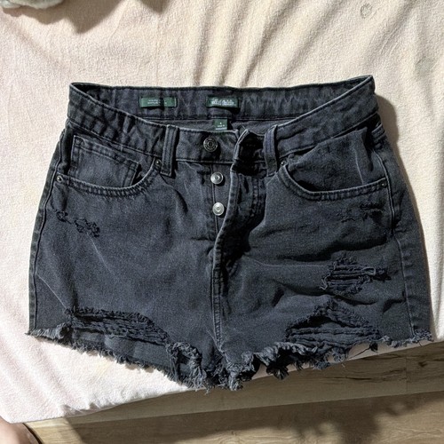 Wild Fable Women’s Black Denim Cut Off Shorts 8 - photo 4