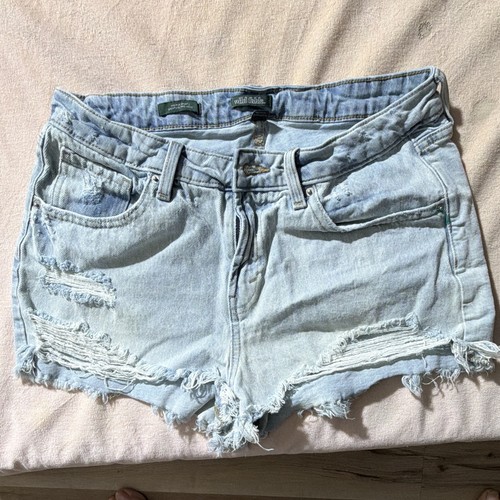 Wild Fable Women’s Light Wash Blue Denim Cut Off Shorts 8 - photo 5