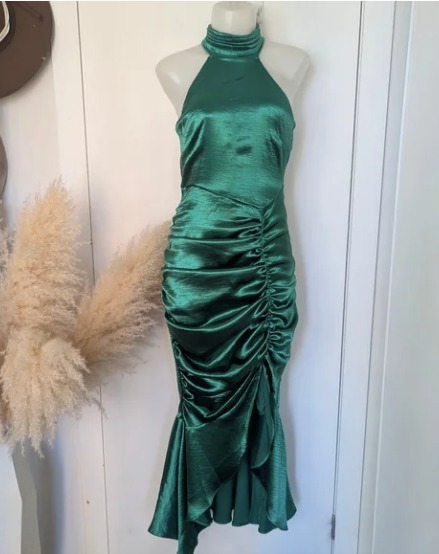 NWT Lipsy Green Mermaid Halter Dress, size 6 (RRP $165) - photo 4