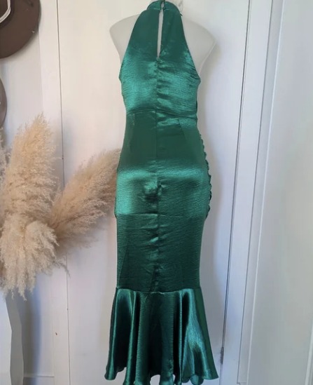 NWT Lipsy Green Mermaid Halter Dress, size 6 (RRP $165) - photo 5