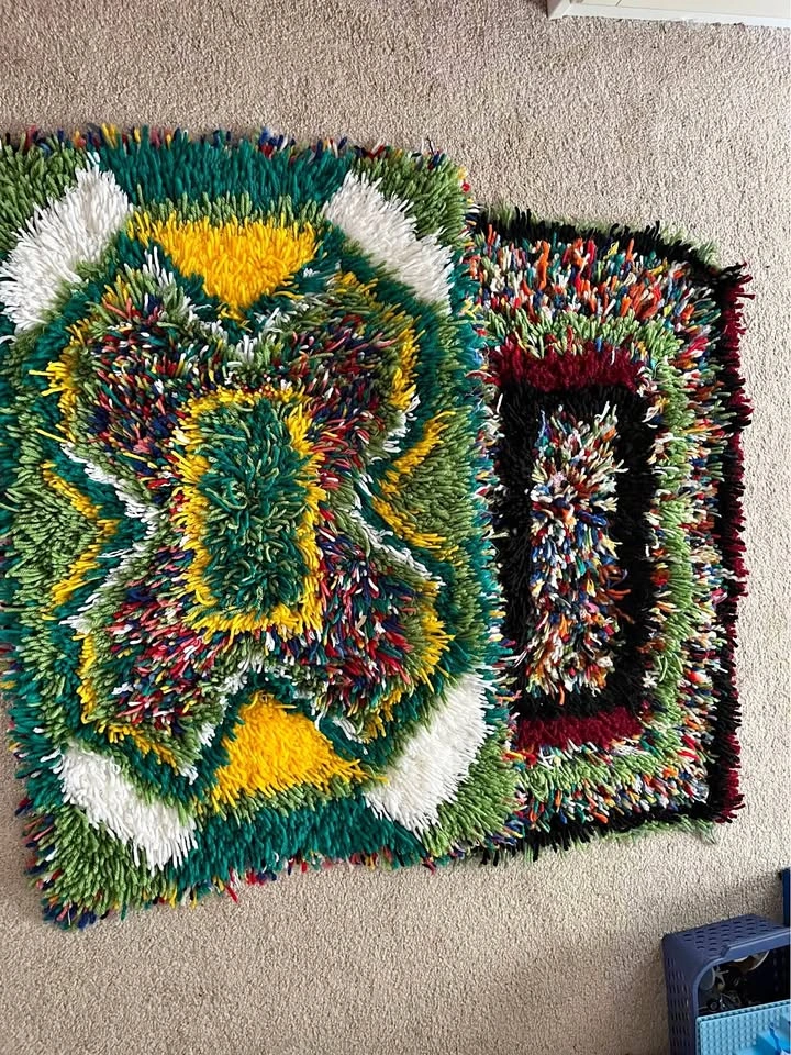 Fluffy sensory baby mat