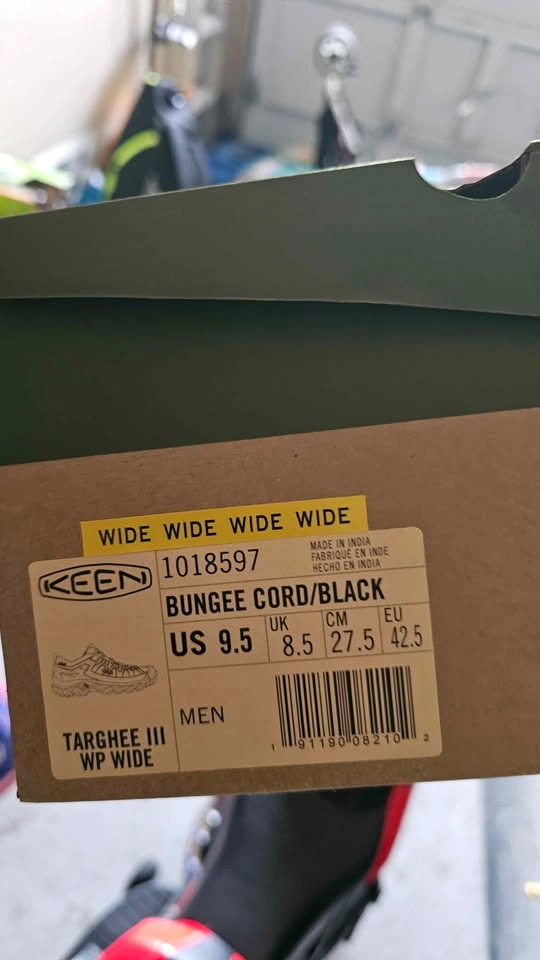 KEEN Targhee 3 Waterproof Wide Fit Men's US 9.5 Hiking Shoes - photo 3